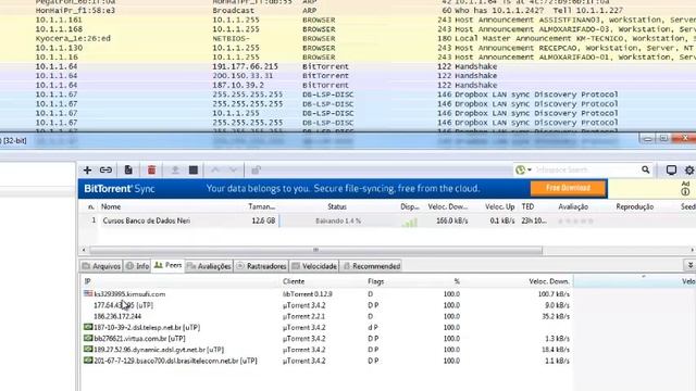 Redes Peer to Peer com WireShark (Wget TI) смотреть онлайн