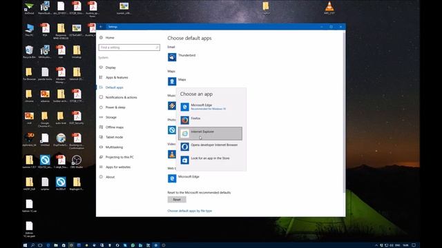 Changing Default Browser Windows 10 Anniversary Edition (Update) смотреть онлайн