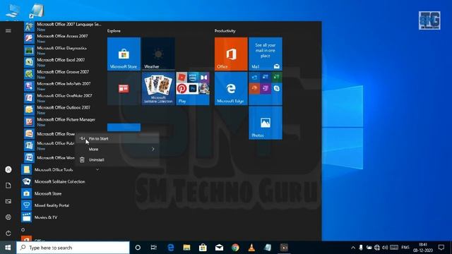 3-Start Menu in Windows 10 in Hindi | New Updates | Start Menu Customization | Full Tutorial смотреть онлайн