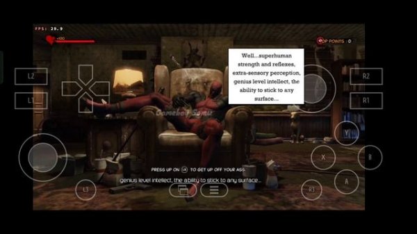 Deadpool Video Game on Winlator Android Gameplay test Snapdragon 778g Settings Offline PC Games