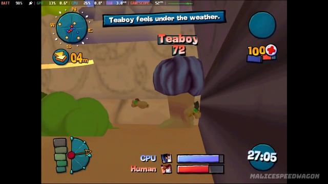 Worms 4: Mayhem (PCSX2) PS2 Emulation | Steam Deck смотреть онлайн
