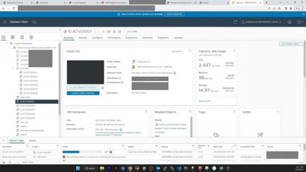 Geek Habits - VMware VSphere - Clone Virtual Machine on VSphere Client
