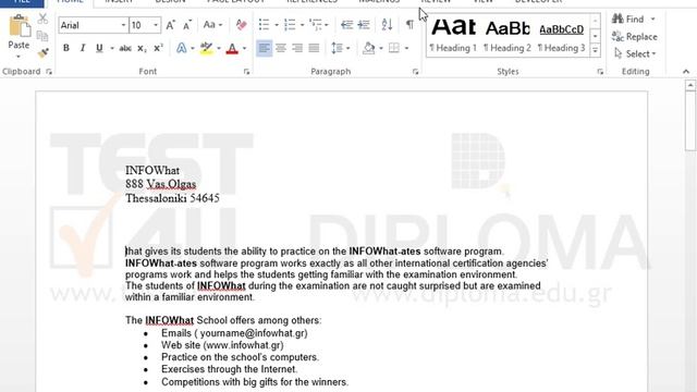 Cut the phrase INFOWhat is the only computer school from the already open document IL-ates and... смотреть онлайн