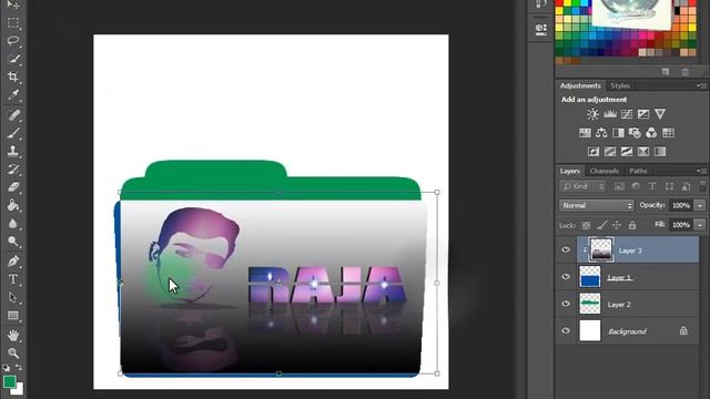 How to make folder icon in photoshop hindi/urdu смотреть онлайн