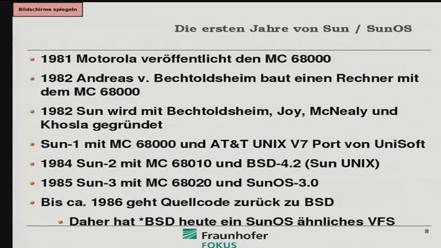 Jörg Schilling: Die Geschichte von UNIX 1969 bis OpenSolaris смотреть онлайн