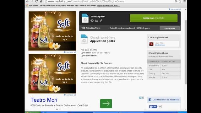 como descargar: CHEAT ENGINE 6.4 ESPAÑOL смотреть онлайн