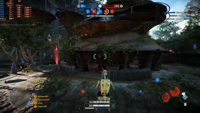 STAR WARS Battlefront II (RX570 4gb) смотреть онлайн