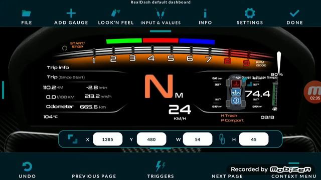 RealDash Setting Temperature Color смотреть онлайн