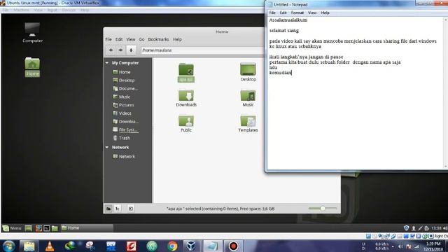 sharing file linux to windows via virtual box смотреть онлайн