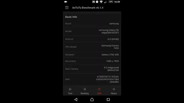 AnTuTu Benchmark and GeekBench 3 on Sony Xperia Z5 смотреть онлайн