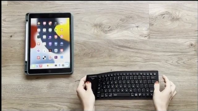 Demonstration - Bluetooth Roll Up Keyboard смотреть онлайн