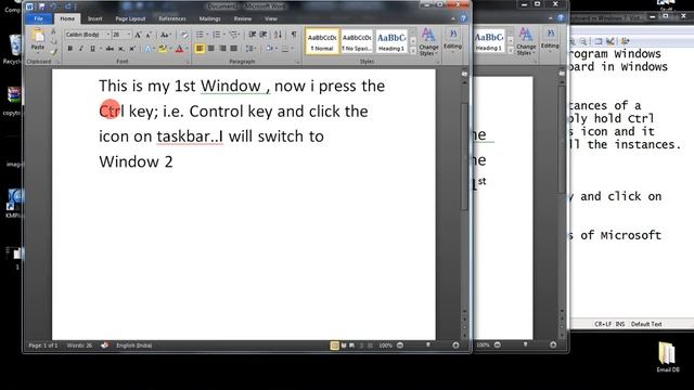 do the Same Program Windows Switching using keyboard in Windows 7 Vista Step By Step Tutorial смотреть онлайн