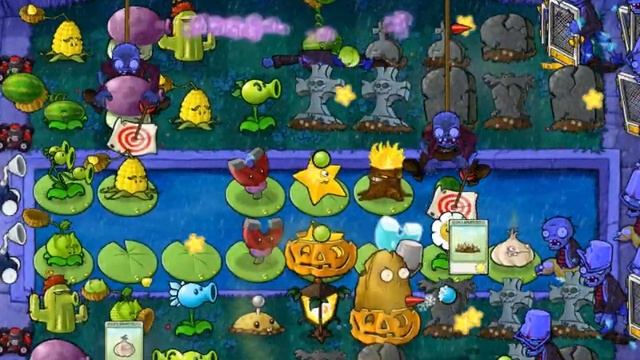 Plants Vs Zombies Hard Mode Plus. Mini Game The Raining Seeds смотреть онлайн