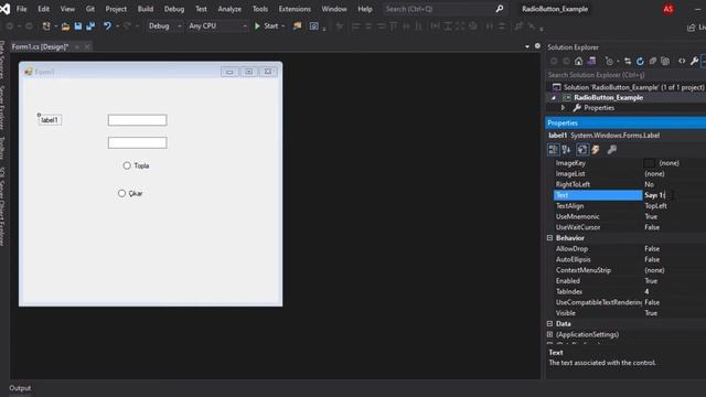 C# RADIO BUTTON Nasıl Kullanılır ve Özellikleri Nedir? | C# Form Dersleri #4 смотреть онлайн