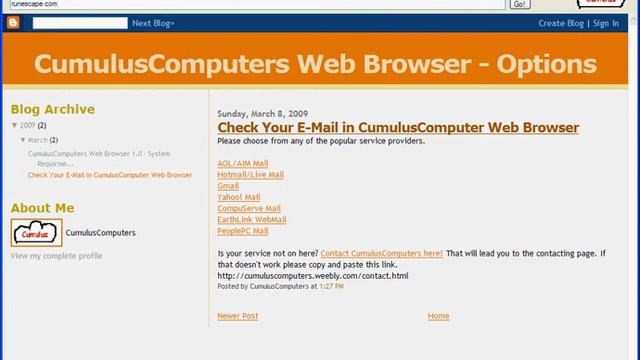 CumulusComputers Web Browser 2.0 in use!!! смотреть онлайн