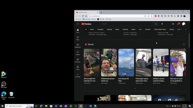 Little test video, for YouTube, from my Windows 10 using ManyCam again! смотреть онлайн