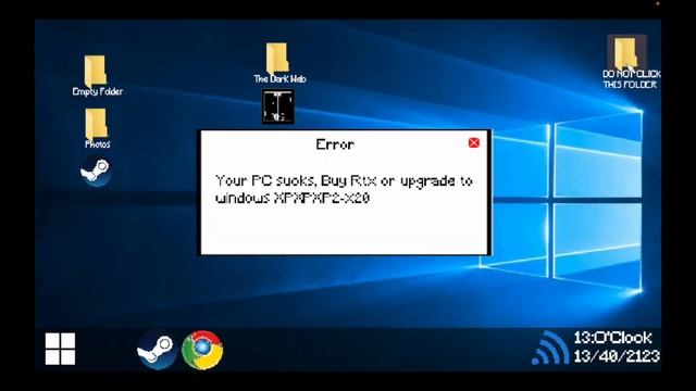 I made pong but with Windows 10 as a core mechanic смотреть онлайн