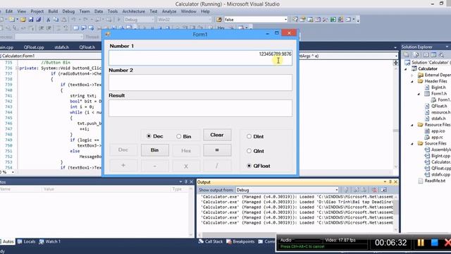 [Đồ án KTMT&HN] Calculator by Windows Forms смотреть онлайн