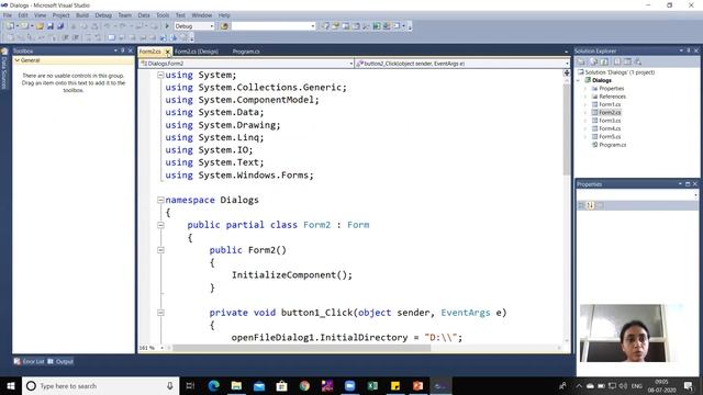 Lecture 19 Dialog box Controls in C sharp Dot net смотреть онлайн