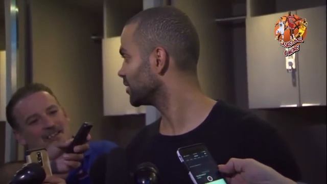 Gregg Popovich, LaMarcus Aldridge, Manu Ginobili, Tony Parker interviews after Spurs win vs Suns смотреть онлайн