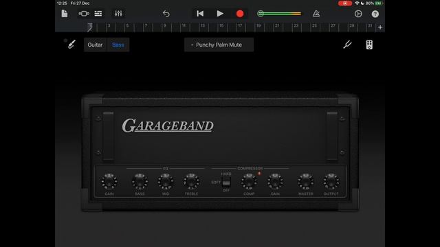 GarageBand - Updated With Free BASS AMP BOUTIQUE - Demo for the iPad смотреть онлайн