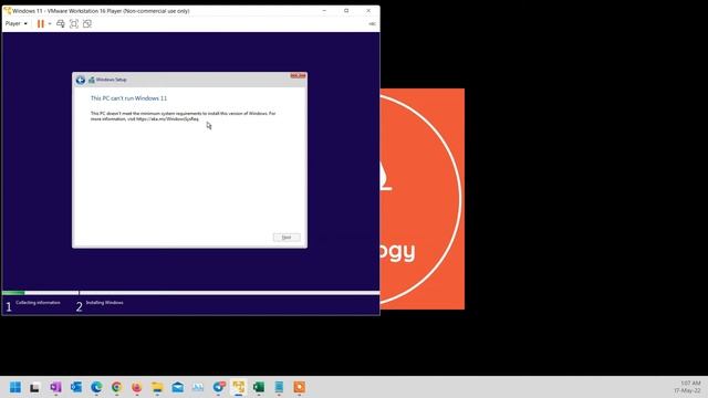 TPM Error on VMWare while installing Win11 | How to Install Windows 11 without TPM on VM Workstatio смотреть онлайн