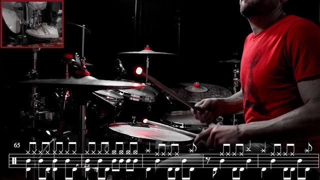 Ghost - Square Hammer - Drum Cover - (with scrolling drum score) смотреть онлайн