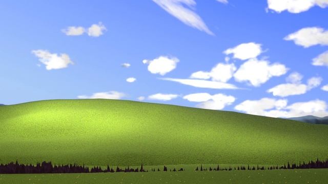 Bliss wallpaper recreated in Blender смотреть онлайн