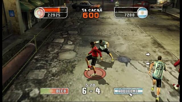 FIFA STREET 2 (Portugal 2006 vs Argentina 2006) Very hard смотреть онлайн