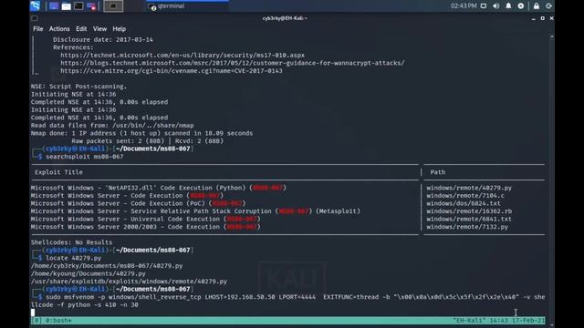 MS08-067 Exploit & Hack The Box Legacy manual walkthrough смотреть онлайн
