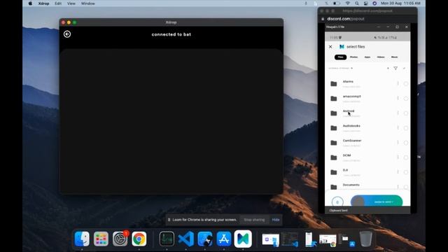 How to send files from MacOS to Android | Airdrop for Android | File Transfer | Xdrop смотреть онлайн