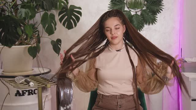 АСЯ рассказывает про НОВЫЙ КОМПЛЕКТ КОС ИЗ БИОПРОТЕИНА. AFROMARI смотреть онлайн