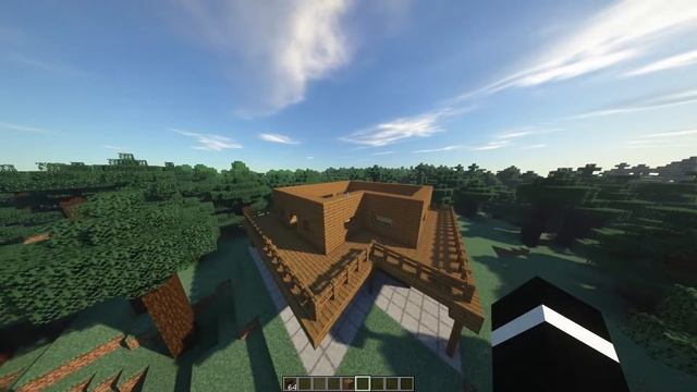 Minecraft tutorial - Survival Spruce Starter House - Easy Build (How to Build) смотреть онлайн
