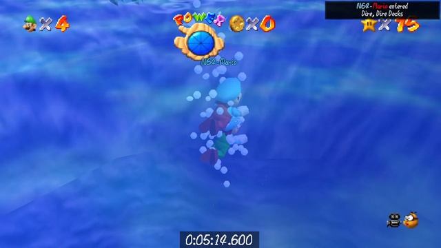 SM64ex-coop, 16 Star, 4 Player Speedrun 0.10.04 ( With @AquariusAlexx @SB64z And @n64_m )