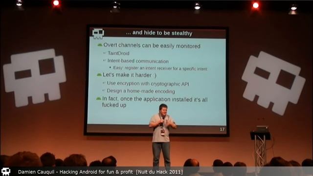 01 - Damien CAUQUIL - Hacking Android for fun and profits [FR] смотреть онлайн