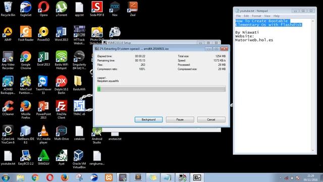 How To Create Bootable Elementary Os With Flashdisk смотреть онлайн