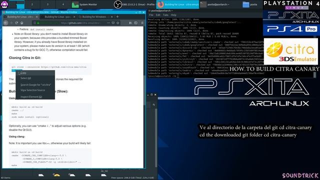 How To build & install CITRA 3DS emulator ( Canary - nightly ) for LINUX | PS4 Psxitarch Linux v2 | смотреть онлайн