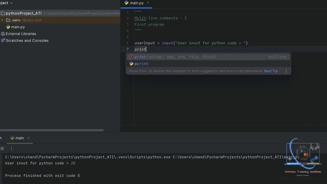 4. Input from Command Window and Data Type Conversion | Python Tutorial for Beginners in Hindi смотреть онлайн