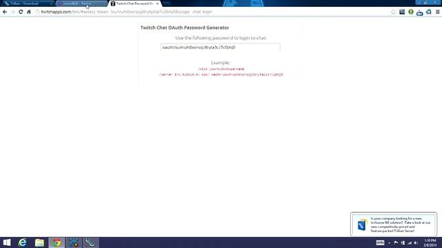 Trillian IRC Client and Twitch Stream 1 screen смотреть онлайн