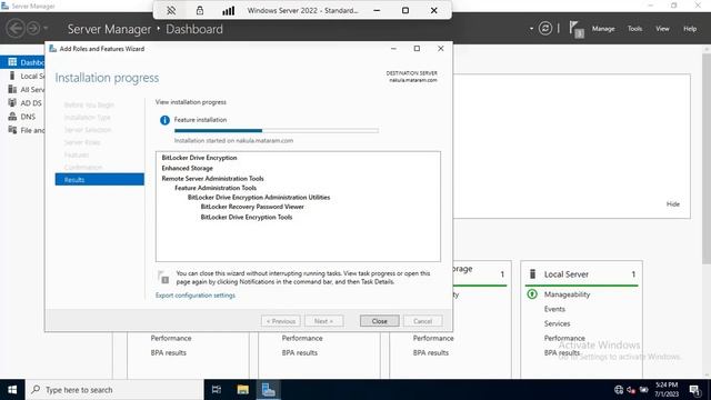 Instalasi BitLocker Drive Encryption di Windows Server 2022 смотреть онлайн