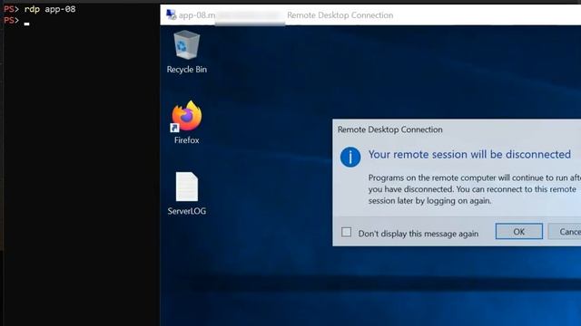Invoke-MSTSC смотреть онлайн