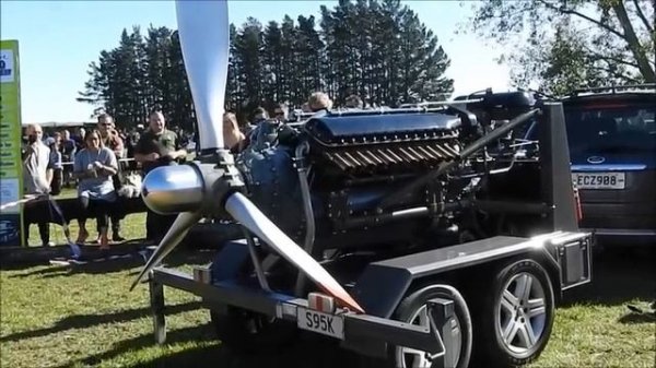 1943 Allison V-1710 Aircraft Engine Napier New Zealand 07/05/2017