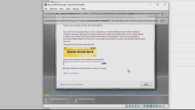 Installing Windows 2008 on a virtual machne смотреть онлайн
