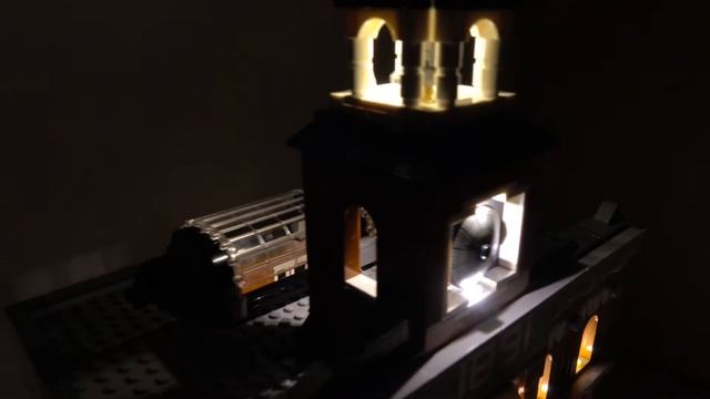 Lego 10224 Town Hall LED lights demostration смотреть онлайн