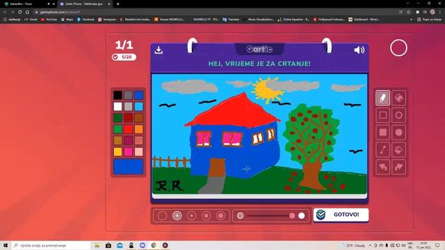Igram -"(GARTIC PHONE)"- sa najboljim youtuberom i mojim bratom Adnanom Husovićem YT "(ADNAN BRO)". смотреть онлайн