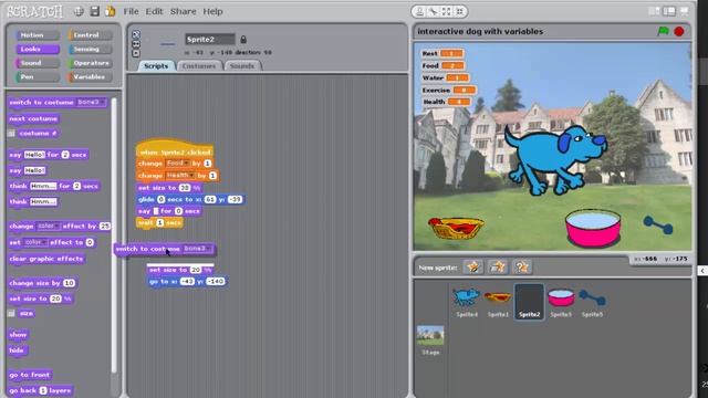 Scratch simulation - adding animation смотреть онлайн