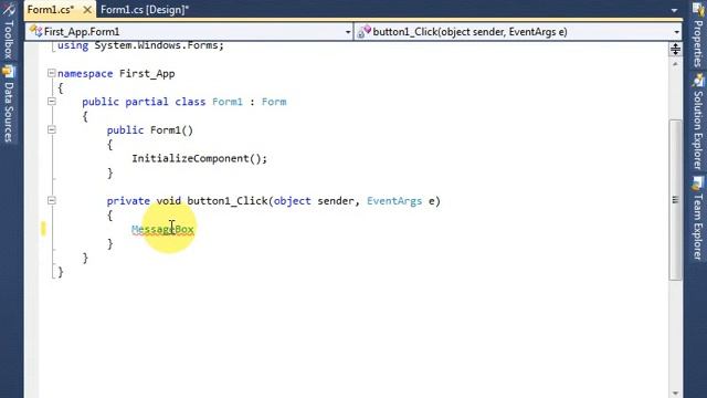 C# Tutorial 01 - Creating First Application in C Sharp - for Beginners смотреть онлайн