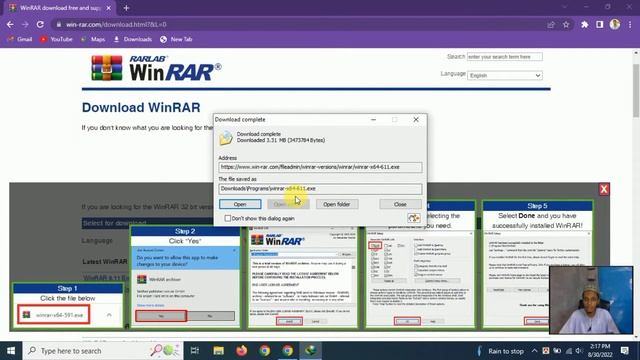 How to install WinRAR for Windows 10 / 8 / 7 | কিভাবে কম্পিউটার বা ল্যাপটপে WinRAR ইন্সটল করব смотреть онлайн