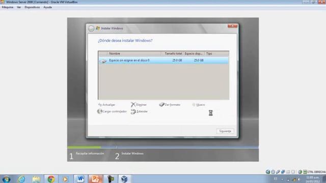 Configuración de Windows Server (Instalación Windows Server 2008 en VirtualBox) (Parte 1) смотреть онлайн