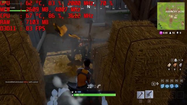 Fortnite Battle Royale GTX 1070 EPIC QUALITY смотреть онлайн